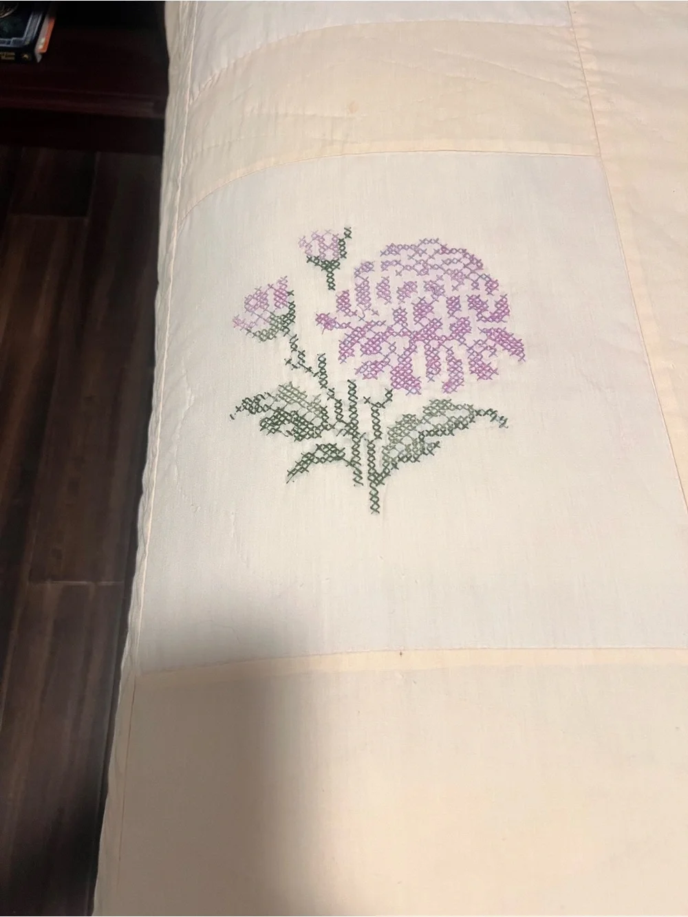 Lavender Star Patchwork Quilt Set Queen